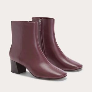 Everlane The Day Boot in Bordeaux